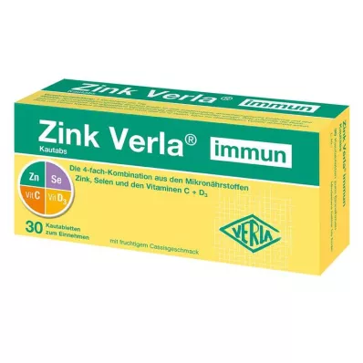 ZINK VERLA Immun rágótabletta, 30 db