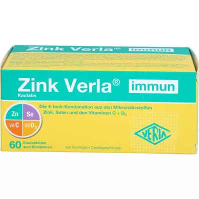 ZINK VERLA Immun rágótabletta, 60 db