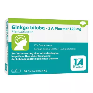 Ginkgo biloba - 1 A Pharma® 120 mg filmtabletta, 30 db