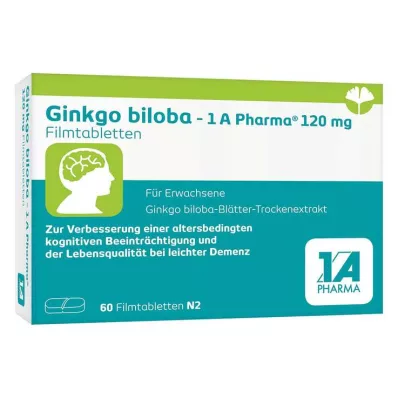 Ginkgo biloba - 1 A Pharma® 120 mg filmtabletta, 60 db