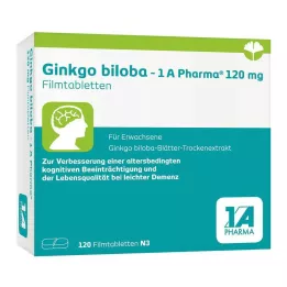 GINKGO BILOBA-1A Pharma 120 mg filmtabletta, 120 db kapszula