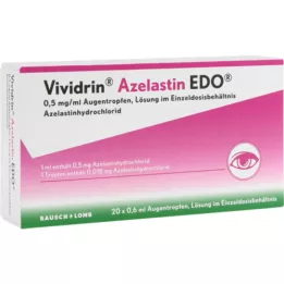 VIVIDRIN Azelasztin EDO 0,5 mg/ml Augentr.Lsg.i.EDP, 20X0,6 ml