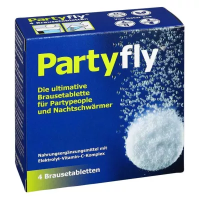 PARTYFLY pezsgőtabletta, 4 db PARTYFLY pezsgőtabletta, 4 db