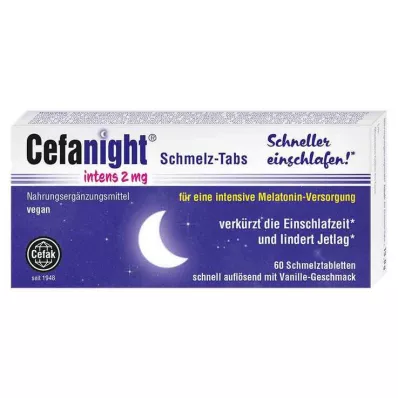 Cefanight intens 2 mg-os olvasztó fülek, 60 db Cefanight intens 2 mg-os olvasztó fülek, 60 db