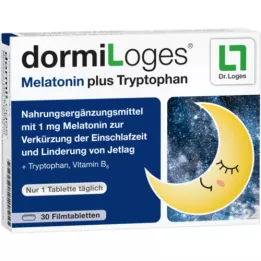 DORMILOGES Melatonin plusz triptofán filmtabletta, 30 db