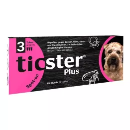 TICSTER Plus Spot-on oldat kutyáknak 10-25 kg, 3X3 ml