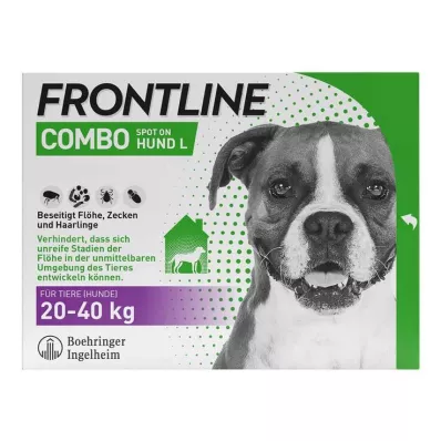 FRONTLINE COMBO kullancsok, bolhák ellen kutyákon L (20-40 kg), 3 db