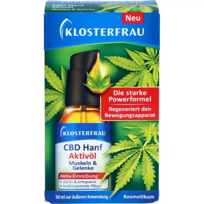 KLOSTERFRAU CBD Kender aktív olaj, 50 ml