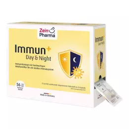 IMMUN+ DAY & Éjszakai kapszula tasak f.28 Ta., 56X4 db