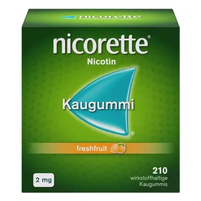 nicorette rágógumi freshfruit, 2 mg nikotin, 210 db