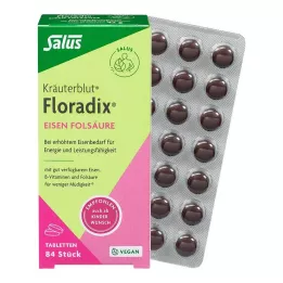 FLORADIX Vas folsav tabletta, 84 kapszula