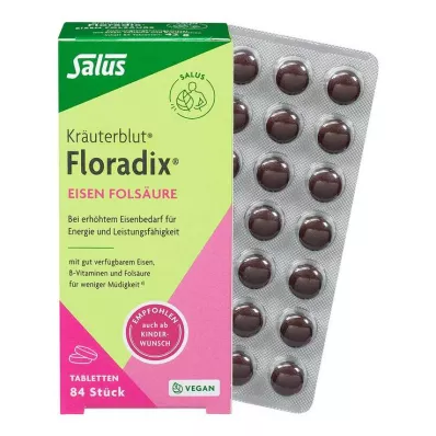 Floradix vas folsav tabletta, 84 db Floradix vas folsav tabletta, 84 db