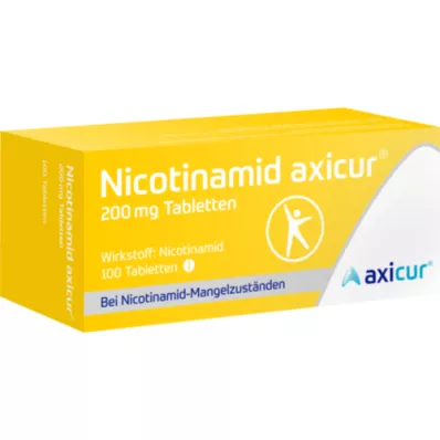 NICOTINAMID axicur 200 mg tabletta, 100 db