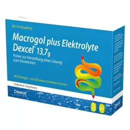MACROGOL plusz elektrolitok Dexcel 13,7 g PLE, 10 db