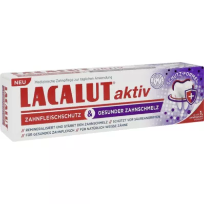 LACALUT aktív fogínyvédelem &amp; egészséges fogzománc, 75 ml