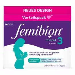 FEMIBION 3 szoptatási kombinált csomag, 2X112 db