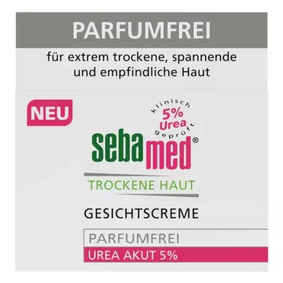 SEBAMED Száraz bőrre való illatmentes arckrém, 50 ml