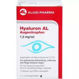 HYALURON AL Szemcsepp 1,5 mg/ml, 2X10 ml