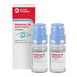 HYALURON AL Szemcsepp 1,5 mg/ml, 2X10 ml