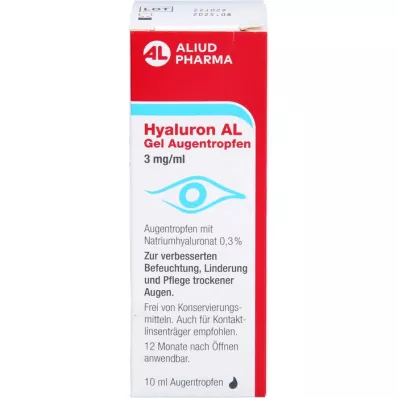 HYALURON AL Gél szemcsepp 3 mg/ml, 1X10 ml