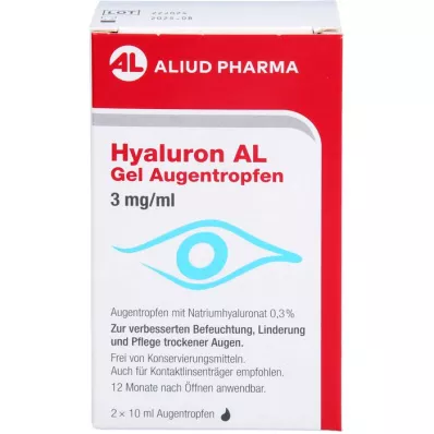 HYALURON AL Gél szemcsepp 3 mg/ml, 2X10 ml