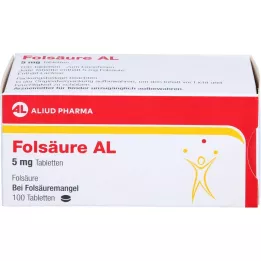 FOLSÄURE AL 5 mg-os tabletta, 100 db