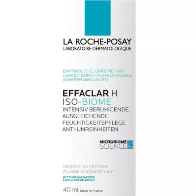 ROCHE-POSAY Effaclar H Iso-Biome hidratáló krém, 40 ml