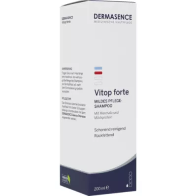 DERMASENCE Vitop forte enyhe ápoló sampon, 200 ml