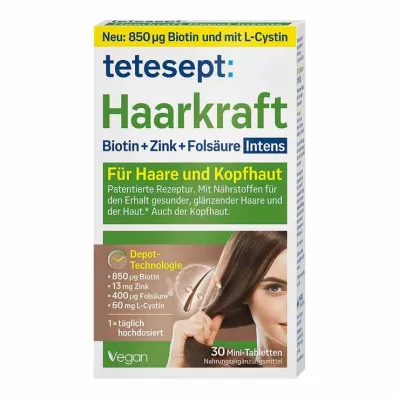 Tetesept Haarkraft Depot Intens tabletta, 30 db