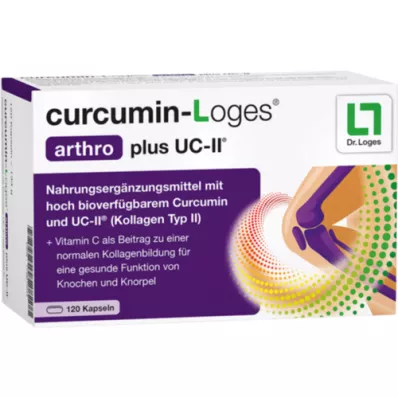 CURCUMIN-LOGES arthro plus UC-II kapszula, 120 db