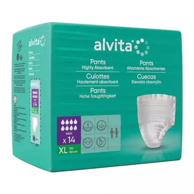 Alvita Inkontinencia Nadrág maxi xl, 14 db