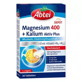 ABTEI Magnézium 400+kálium tabletta, 30 db