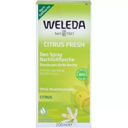 WELEDA Citrus Fresh Deo Spray utántöltő flakon, 200 ml
