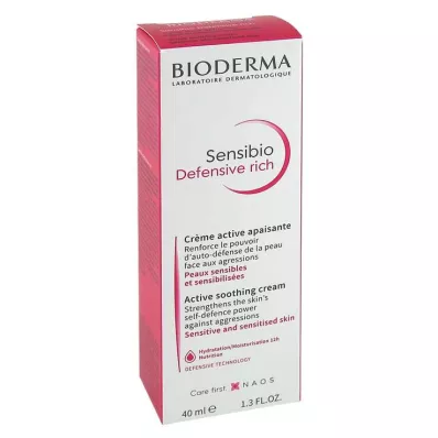 Bioderma Sensibio Defensive gazdag tubus, 40 ml