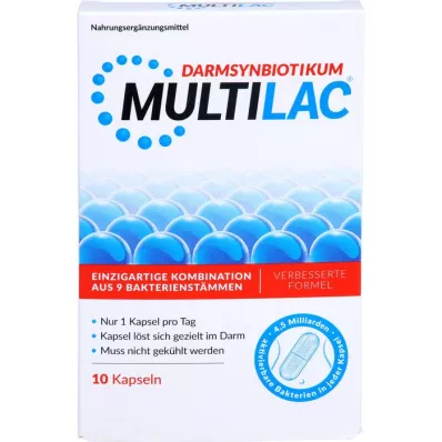 MULTILAC Intestinal Synbiotic bélbaktérium kapszula, 10 db