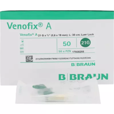 VENOFIX A Vénás szalag 21 G 0.8x19mm 30cm zöld, 1 db