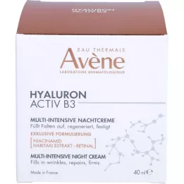 AVENE Hyaluron Activ B3 multi-intenzív éjszakai krém, 40 ml