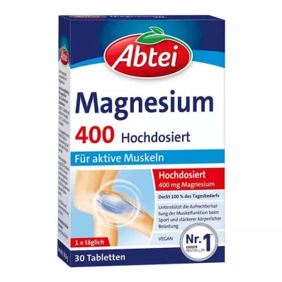 Abbey Magnesium 400 nagy dózisú tabletta, 30 db Abbey Magnesium 400 nagy dózisú tabletta, 30 db