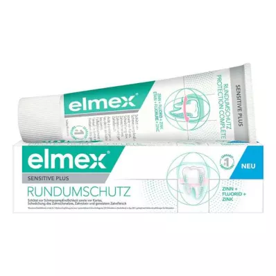 Elmex Sensitive Plus teljes körű védelmet nyújtó fogkrém (75 ml)