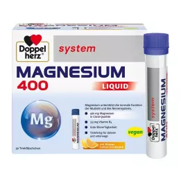 DOPPELHERZ Magnézium 400 folyadék rendszer Trinkamp., 30 db