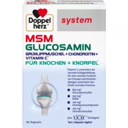 DOPPELHERZ MSM Glükozamin rendszerű kapszula, 60 db
