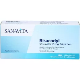 BISACODYL SANAVITA 10 mg-os kúp, 6 db