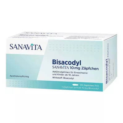 Bisacodyl Sanavita 10 mg kúp, 30 db Bisacodyl Sanavita 10 mg kúp, 30 db