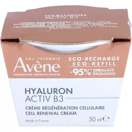AVENE Hyaluron Activ B3 celluláris krém utántöltő csomag, 50 ml
