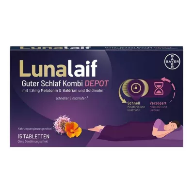 LUNALAIF Good Sleep Combi Depot tabletta, 15 db
