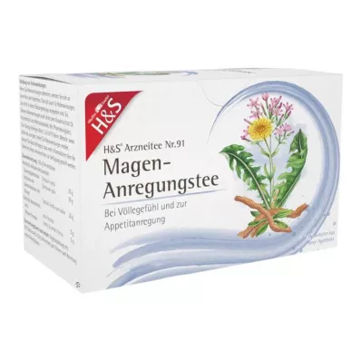 H&amp;S® gyomorserkentő teafilter zacskó, 20X2,0 g