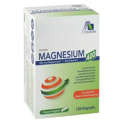 Magnézium 400 mg kapszula, 120 db Magnézium 400 mg kapszula, 120 db