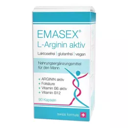EMASEX L-arginin aktív kapszula, 90 kapszula