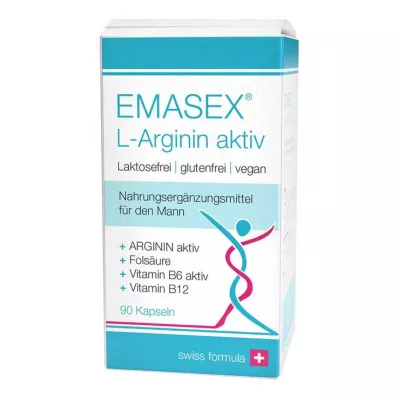 Emasex L-Arginine aktív kapszula, 90 db Emasex L-Arginine aktív kapszula, 90 db