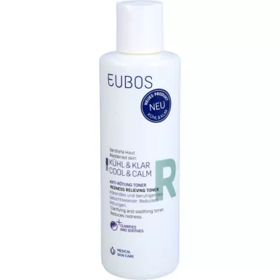 EUBOS KÜHL &amp; KLAR Pirosság elleni toner, 200 ml